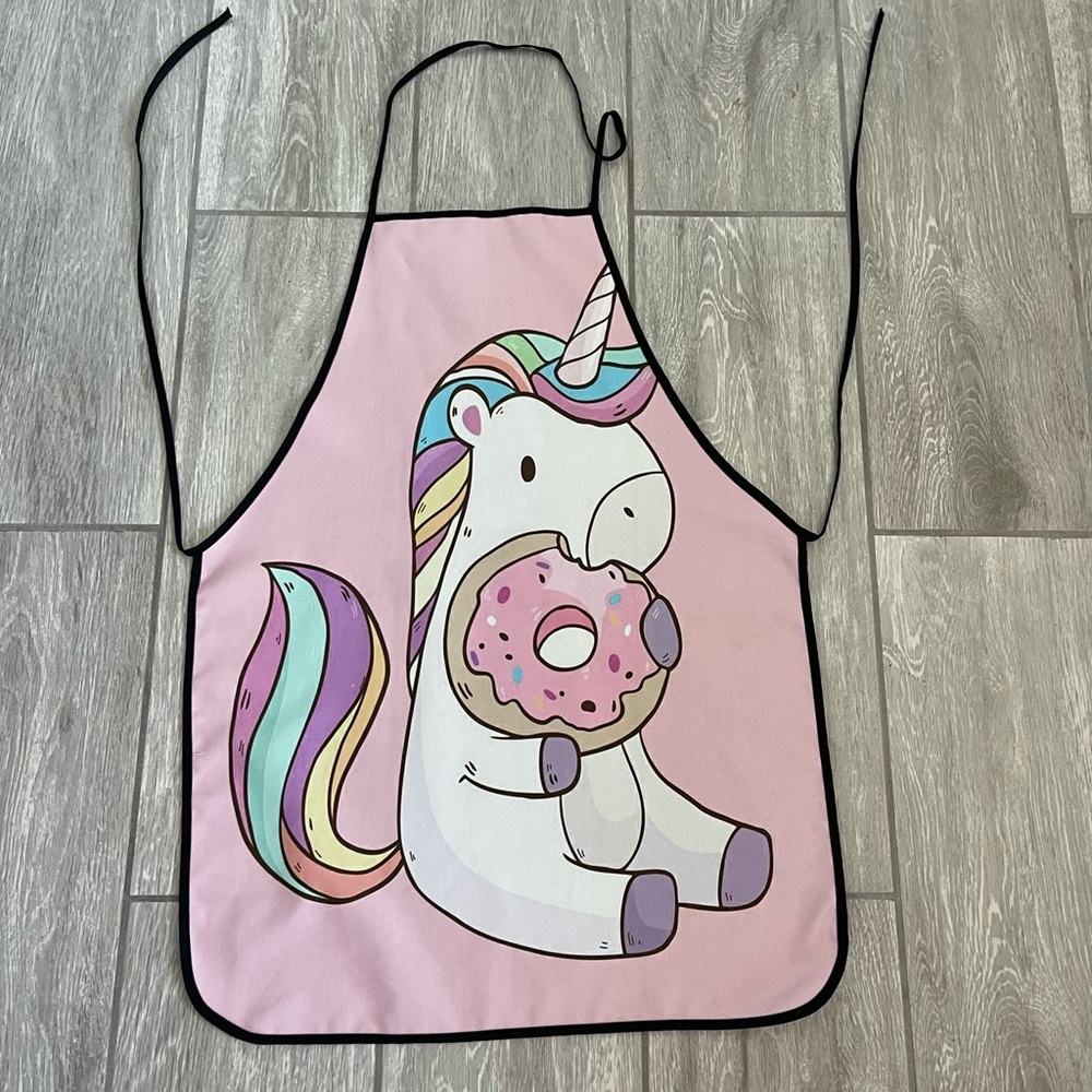 Kids Unicorn Apron - Pink